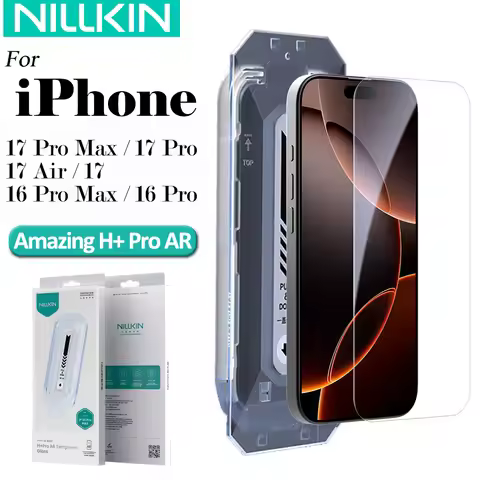 Nillkin For iPhone 17 Pro Max 17 Air 16 Pro Max 16 Plus H+Pro AR 9H Scratch Resistant 3D Arc Edge Sc