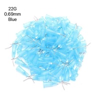 100pcs Dental Irrigation Bent Needle Tips Oral Care Probent Needle Tips 22G/25G