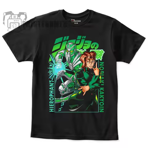 Joe Joe Kakyoin Unisex T-shirt Nariyaki X Hierophant Green
