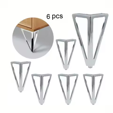 6pcs Furniture Legs Heavy Duty Metal Furniture Feet Sofa Cabinet Table Legs Cabinet Legs Couch Feet