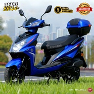 Electric Scooter Motorcycle EV Bike Skuter Elektrik 48V/60V Lead Acid Battery HD Display 10' Tyre Re