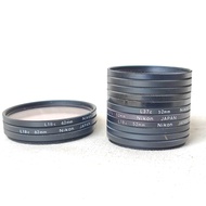 ฟิลเตอร์ ยี่ห้อ Nikon 52mm 62mm lens filter UV coated  กันแสงกันรอยกันฝุ่น