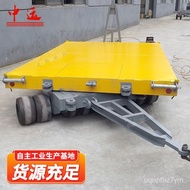 ST/💥Handling Steering Transport Flatbed Trailer Transfer Traction Mine Platform Trolley Heavy Transport Flatbed Trailer