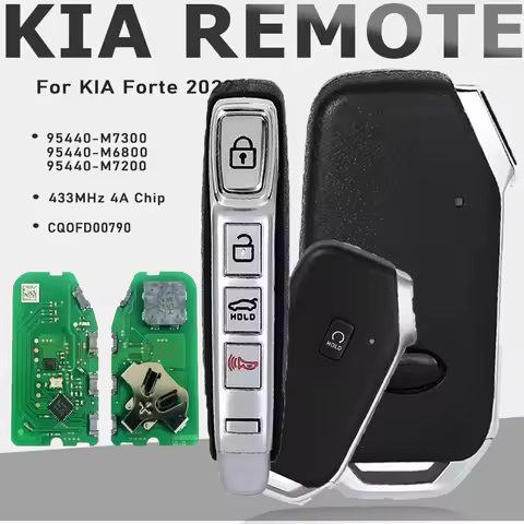KEYECU 95440-M7300 95440-M6800 95440-M7200 4/5 Buttons Smart Remote Key Fob 4A 433Mhz Proximity Cont