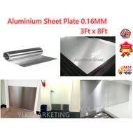 Mega【3Feet x 8Feet】Aluminium Sheet Plate 0.16mm / GI Galvanized Plain Sheet Zinc 35# Penutup Plywood