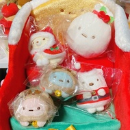 角落生物 絕版 聖誕節 受注 限定 珍珠 白熊 貓 包袱 場景 手玉 Sumikko Gurashi Christmas Plush Set