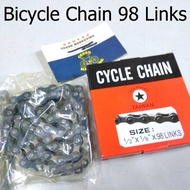 Bicycle Chain Rantai Basikal 98L 104L 112L Quality single speed BMX BASIKAL LAJAK FIXIE