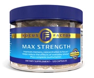 Focus Factor Max Strength Brain Supplement for Memory, Concentration & Focus, 120 Count - Complete M