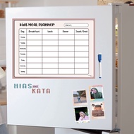 Kids Meal Planner Magnetic Cooking Planner Children's Magnetic Whiteboard