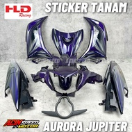 YAMAHA LC135 AURORA JUPITER MX COVER SET/ LC135 V2 V3 V4 V5 V6 V7 AURORA ARORA/ AURORA PURPLE MERAH 