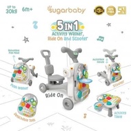 Sugar Baby 5 in 1 Push Walker Activity Table Ride On Scooter / SB 8311 / SB 8111 / 8109