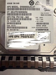 HPE 600GB 15K SAS Hard Drive EH000600JXLVT