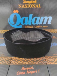 Songkok/ Peci Hitam Merk Qalam Model AC Terompa