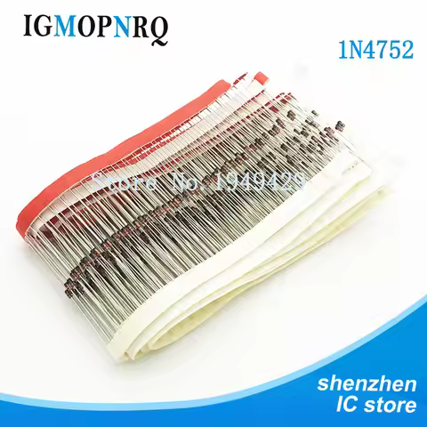 New 100PCS/Lot 1n4752 IN4752 1N4752 4752 Regulator Diode 1W 33V