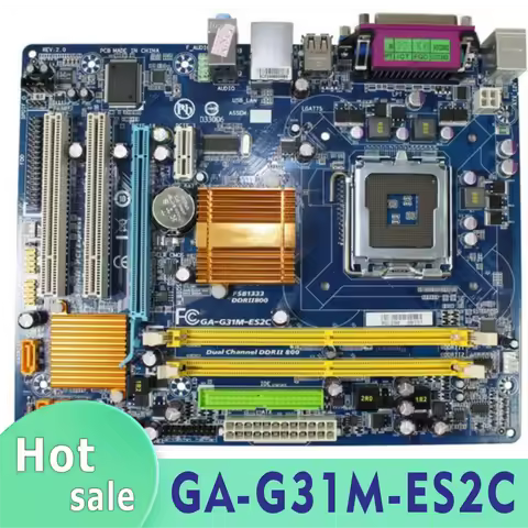 GA-G31M-ES2C Desktop Motherboard Slot LGA 775 DDR2 4G Mini ATX 100% Test