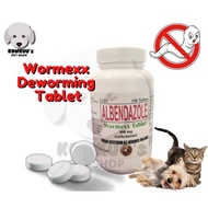 Wormexx Tablet Albendazole 400mg Tablet Broad Spectrum All wormer for Dogs per tab