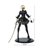 YoRHa 2B NieR Automata Sitting 2B Action Figure Decorative Ornaments Model