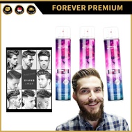 (FOREVER PREMIUM) Hair Setting Spray Men Strong Hold Provides Shines Volumes Hairstyles Styling Hair