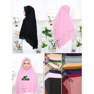 TUDUNG LABUH Humaira Khimar 3layer🌸 3XL / XXXL