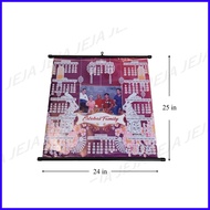 ANNUAL TARPAULIN CALENDAR. WALL DECOR. SIZE 24in x 24in. Free Layout. Any design.