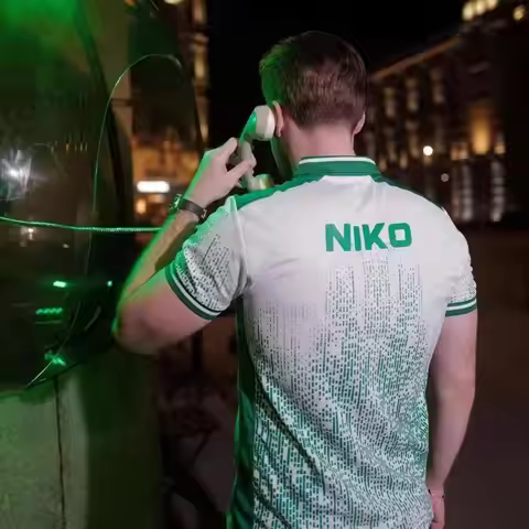 Team Falcons 2025 Training Uniforms CS2 Esports NIKO M0NESY Kyousuke Jersey T-shirts Men's O Neck Te