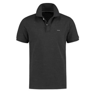 Polo shirt hijau polos twotone hijau army / kaos kerah poloshirt hitam Polos tuton kaos kerah pria 1