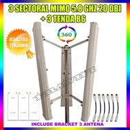 GNET Mimo 20 dBi 5.8 GHz Antenna Package Plus 3 Radio Tenda B6 5.8 Ghz 27 dBm | Computer Network | H