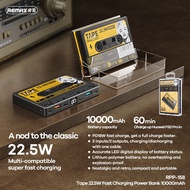 REMAX Tape 22.5 วัตต์ชาร์จไฟได้อย่างรวดเร็ว 10000mAh มินิแบบพกพาสร้างสรรค์พาวเวอร์แบงค์ RPP-158 REM