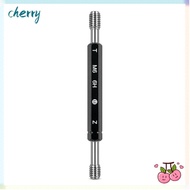 CHERRY Thread Plug Gauge, 6H Tolerance Double Ends Measurement Hand Tool, Precision M6*1.0 Hex Handl