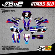 DECAL KTM 85 OLD DECAL STICKER MOTORCYCLE KTM 85 OLD DECAL STICKER KTM OLD 85