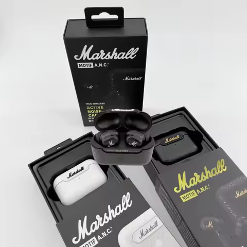 Marshall MOTIF ANC Wireless Bluetooth Headset Active Noise Reduction Earphone True Wireless In Ear S