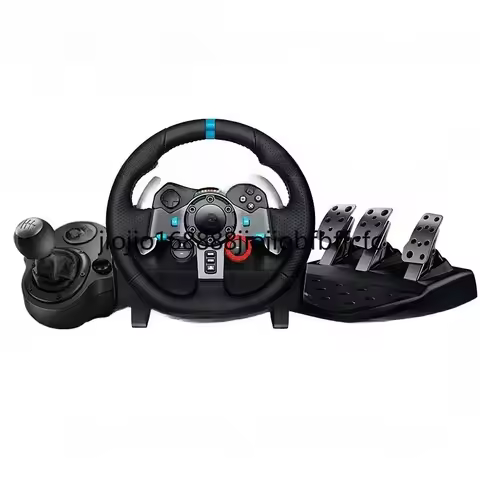Suitable for G29 G923 Racing Simulation Driving PS3/PS4/PS5 Force Feedback Steering Wheel + Gear Lev