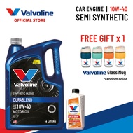 [COMBO] Valvoline Durablend SAE Semi Synthetic 10W-40 (4L) + RTU Coolant Car Engine Oil  (1L)