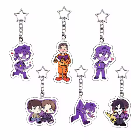 for FNAF Game Peripheral William Afton Springtrap Purple Guy Michael Afton Jeremy Fitzgerald Acrylic