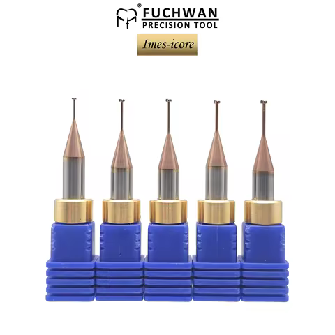 Fuchwan Milling Burs Carbide T-Shape Milling Cutters For Titanium/Cocr Alloy Tungsten For Imes-Icore