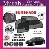 Mazda 3 Hatchback 2009-2013 Magnetic Fit Sunshade [4 PCS]