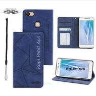 Case Vivo V7 Plus Vivo 1716 1850 Flip Cover Wallet Sarung Hp Casing Dompet Flip Magnet