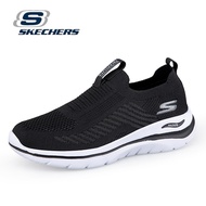 Skechers Go Walk 4 ผู้ชายผู้หญิง Go Run Swirl Tech Speed รองเท้าผ้าใบผู้หญิง Arch Fit - Slip-Ins SK030707