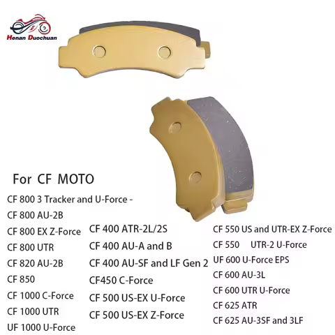 Front Brake Pads Set for CF MOTO CF400 CF500 CF600 UF600 CF625 CF800 CF820 CF850 CF1000 UF1000 U-For