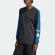 adidas ไลฟ์สไตล์ เสื้อผ้าตาข่ายแขนยาว Adibreak ผู้หญิง สีดำ IU2477