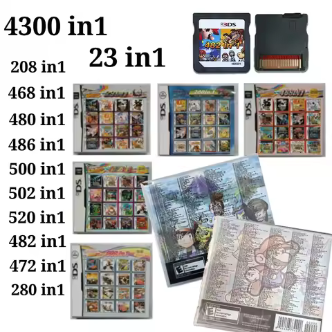 4300 in 1 Compilation DS NDS 3DS 3DS NDSL Game Cartridge Card Video Game Handheld Player (R4 card) 2
