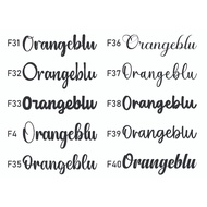 Fonts for Personalized Keychains