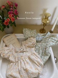 A0201 - 韓國AOSTA 最新夏天款童裝 - 碎花夾衣