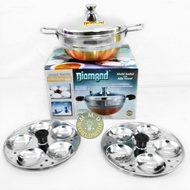 DIAMOND MULTI KADAI 10 IDLY HOLES