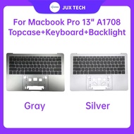 UK US A1708 Top Case Palmrest 2016 2017 For Macbook Pro Retina 13 Inch A1708 Topcase+Keyboard+Backli