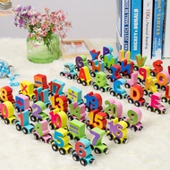 [Nice product, BIG Type] Magnetic Train Toy Set Letters and Numbers Educational Toys for Children TO