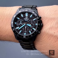 Casio Edifice Stainless Black Tiffany Dial Chronograph