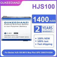 High Performance HJS100 1400mAh Navigation Device Battery For Becker Hjs-100 M015 Map Pilot for Gps 
