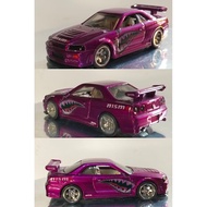 Hot wheels Nissan skyline R34 custom
