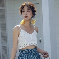 New Casual Croptop Crochet Top Hawaiian Beach Outfit For Women